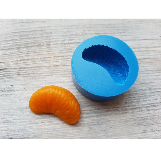 Silicone mold, Slice of mandarin, Large, ~ Ø 1.8-3.7 cm
