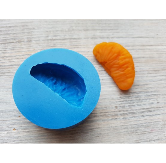 Silicone mold slice of mandarin, natural, large, Ø 1.9-4 cm