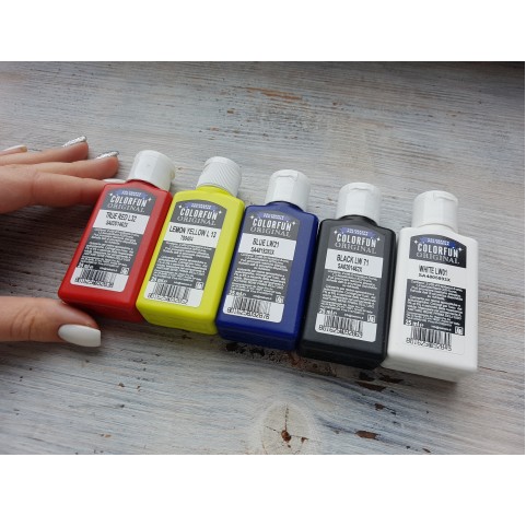 Dye for epoxy resins Colorfun Original, set, 5 colours, 5x25 ml