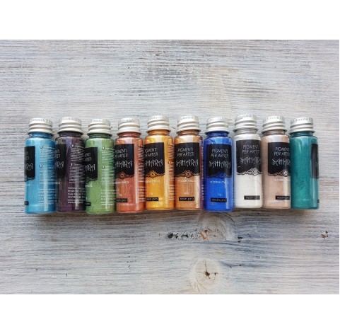 Metallic pigments SAHARA, set of 10 colors