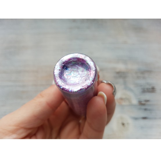Pigment GLITTER GALAXY PASTEL with sequins, violet, 25 gr