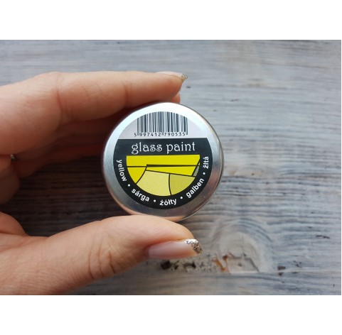 PENTART solvent based paint, yellow, 30 ml