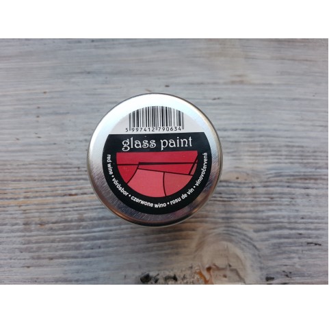 PENTART solvent based paint, red wine, 30 ml