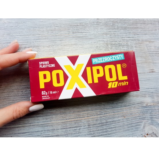 Bripox Poxipol epoxy glue, transparent, 70 ml