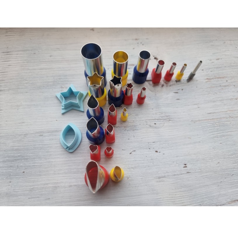 Cutting & Shaping Tools Earring Making Mini Clay Cutter Set of 3 Polymer Clay Cutters Clay Tools