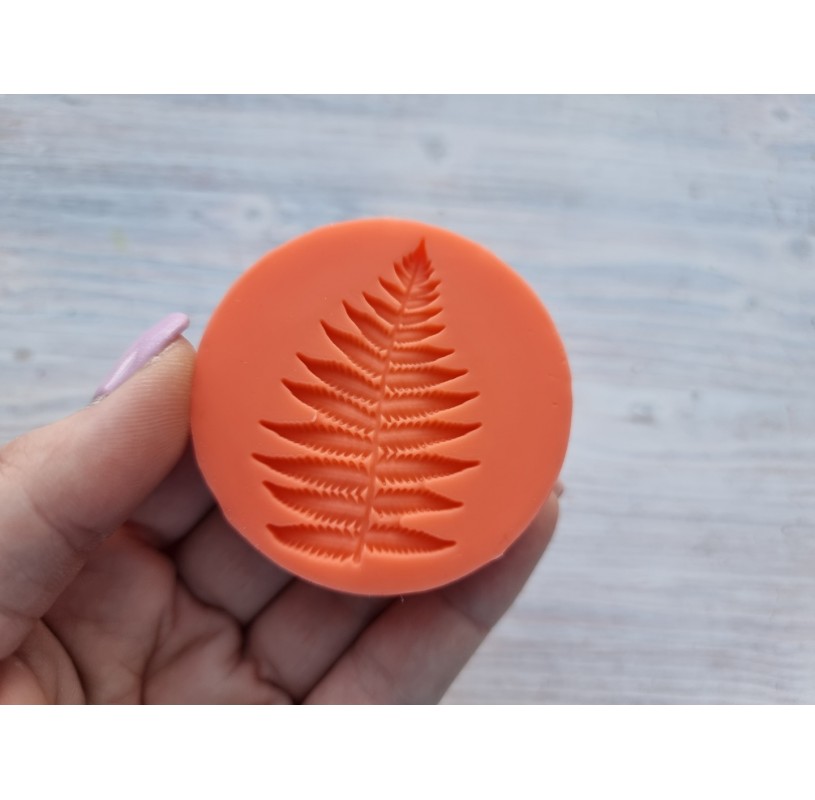 Silicone mold, Fern leaf, Modeling tools for sculpting leaves, for home