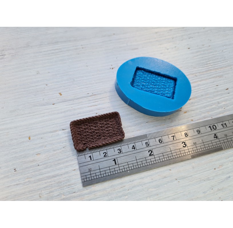 Silicone mold, Wicker basket 2, Modeling tools different molds, for