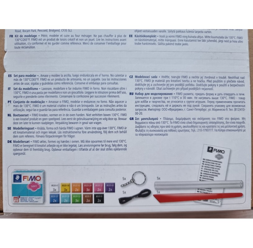 FIMO Basic ovenbake polymer clay XXL set, 1482 gr