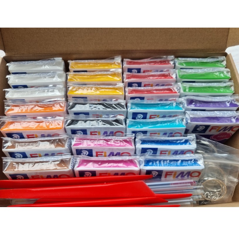FIMO Basic ovenbake polymer clay XXL set, 1482 gr