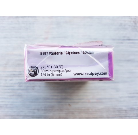 Sculpey Premo oven-bake polymer clay, wisteria, Nr. 5107, 57 gr 