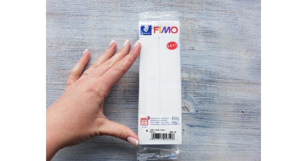Pâte Fimo 454 g Soft Blanc 8021.0 - Fimo référence 261530