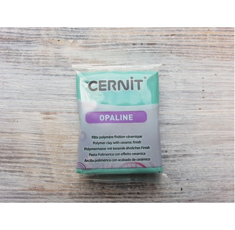 Cernit Opaline oven-bake polymer clay, celadon green, Nr. 637, 56 gr