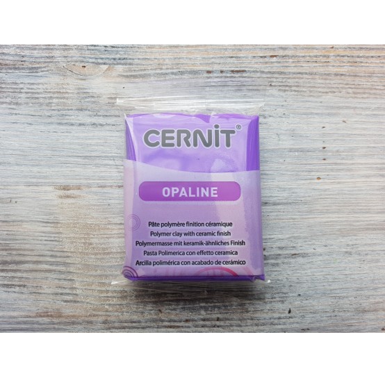 Cernit Opaline oven-bake polymer clay, violet, Nr. 900, 56 gr