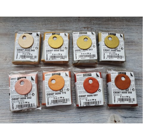 Cernit Metallic oven-bake polymer clay, rust, Nr. 775, 56 gr
