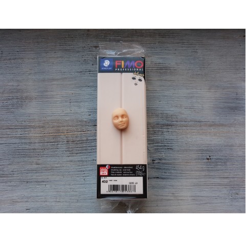 FIMO Professional Doll Art oven-bake polymer clay, rose, Nr. 432, BIG PACKAGE 454 gr