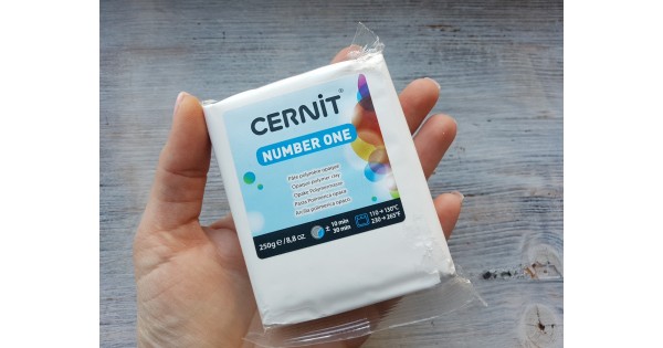 Cernit® Number One Opaque White Polymer Clay, 2oz.