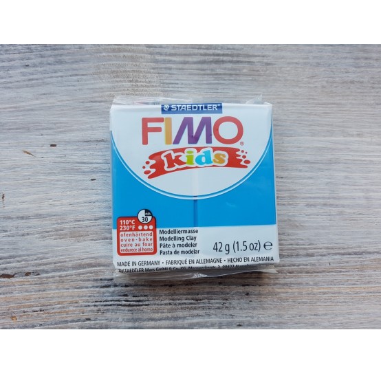 FIMO Kids oven-bake polymer clay, blue, Nr. 3, 42 gr
