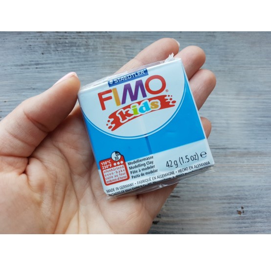 FIMO Kids oven-bake polymer clay, blue, Nr. 3, 42 gr