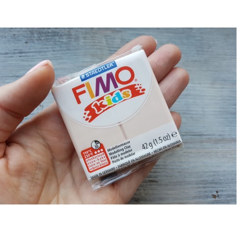 FIMO Kids oven-bake polymer clay, flesh, Nr. 43, 42 gr