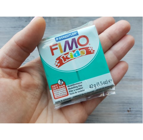 FIMO Kids oven-bake polymer clay, green, Nr. 5, 42 gr