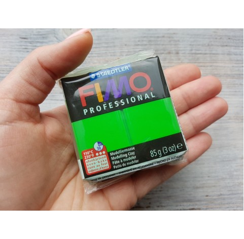 FIMO Professional oven-bake polymer clay, sapgreen, Nr. 5, 85 gr