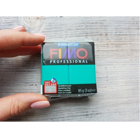 FIMO Professional oven-bake polymer clay, true green, Nr. 500, 85 gr