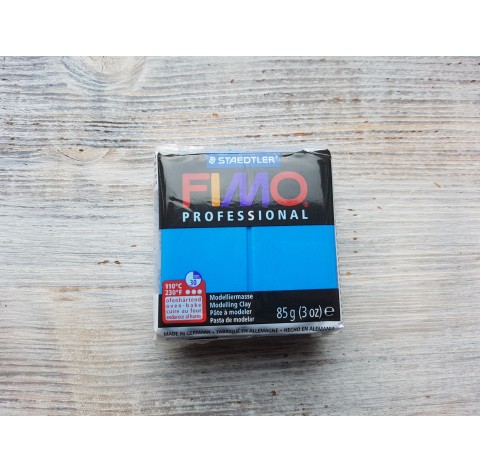 FIMO Professional oven-bake polymer clay, true blue, Nr. 300, 85 gr