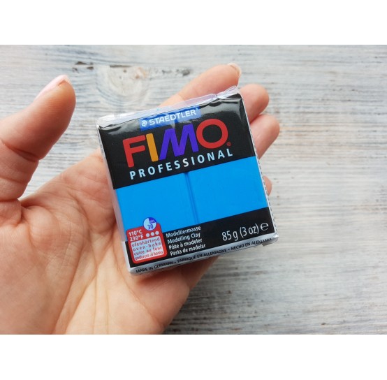 FIMO Professional oven-bake polymer clay, true blue, Nr. 300, 85 gr