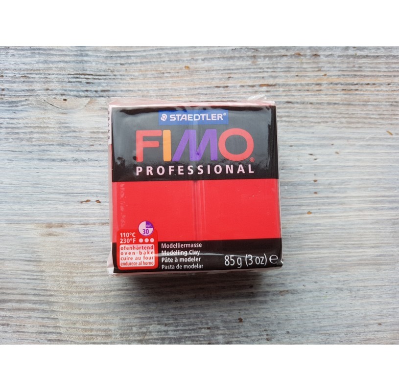 A True Color Fimo Professional Polymer Clay - Red - Poly Clay Play