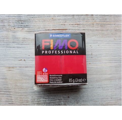 FIMO Professional oven-bake polymer clay, carmine, Nr. 29, 85 gr
