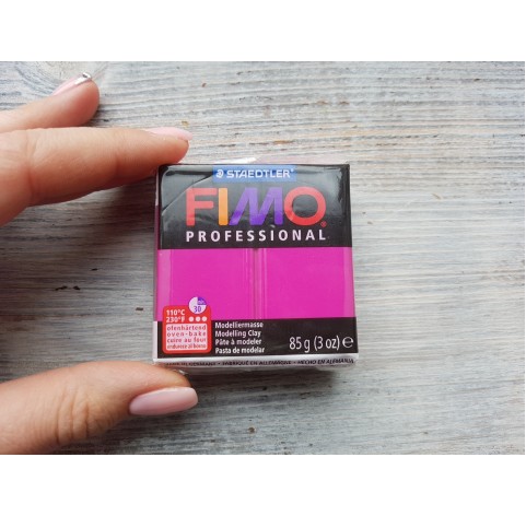 FIMO Professional oven-bake polymer clay, true magenta, Nr. 210, 85 gr