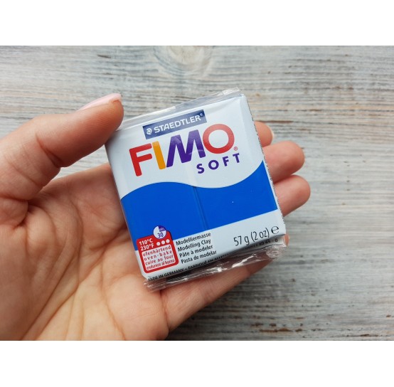 FIMO Soft oven-bake polymer clay, pacific blue, Nr. 37, 57 gr