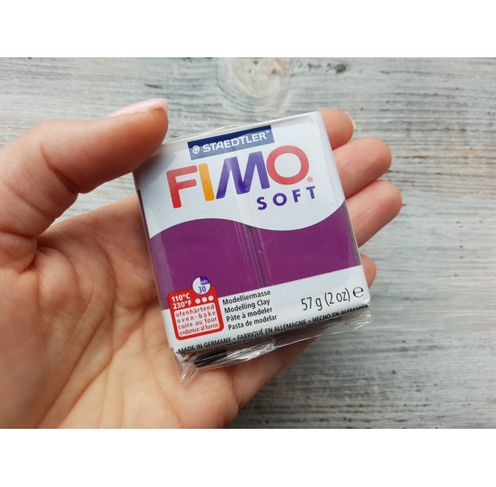 FIMO Soft oven-bake polymer, royal violet, Nr. 66, 57 gr