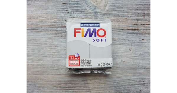 Fimo Professional Dolphin Grey 454g Polymer Clay Block Fimo Colour  Reference 80 