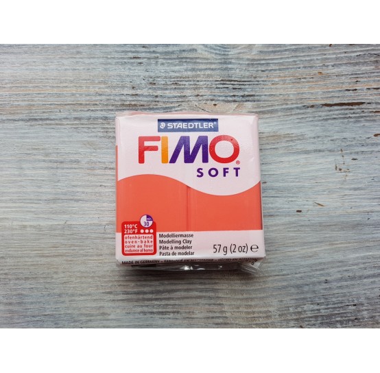 FIMO Soft oven-bake polymer clay, flamingo, Nr. 40, 57 gr
