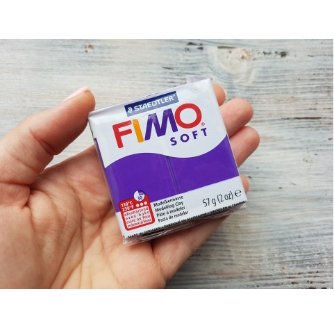 FIMO Soft oven-bake polymer clay, plum, Nr. 63, 57 gr