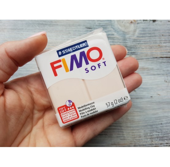 FIMO Soft oven-bake polymer clay, pale pink (flesh light), Nr. 43, 57 gr