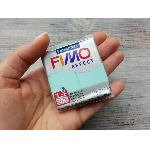 FIMO Effect oven-bake polymer clay, mint (pastel), Nr. 505, 57 gr