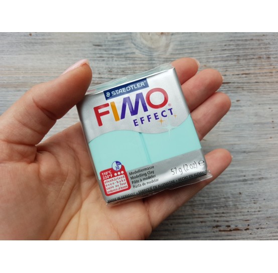 FIMO Effect oven-bake polymer clay, mint (pastel), Nr. 505, 57 gr