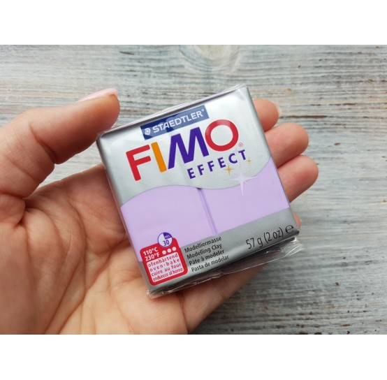 FIMO Effect oven-bake polymer clay, lilac (pastel), Nr. 605, 57 gr