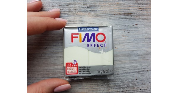 FIMO Effect oven-bake polymer clay, nightglow, Nr. 04, 57 gr