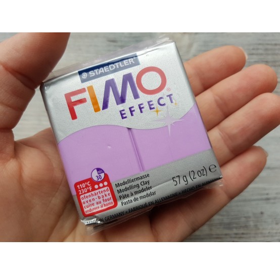 FIMO Effect oven-bake polymer clay, lilac (pearl), Nr. 607, 57 gr