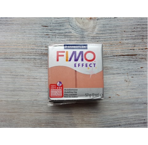 FIMO Effect oven-bake polymer clay, rose (pearl), Nr. 207, 57 gr
