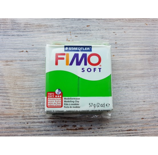 FIMO Soft oven-bake polymer clay, tropical green, Nr. 53, 57 gr