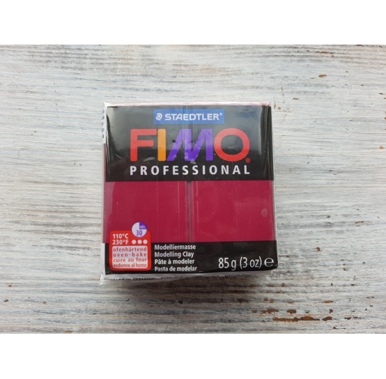 FIMO Professional oven-bake polymer clay, bordeaux, Nr. 23, 85 gr