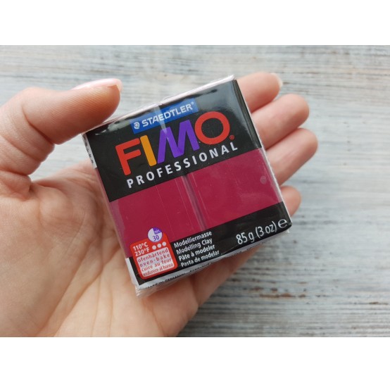 FIMO Professional oven-bake polymer clay, bordeaux, Nr. 23, 85 gr