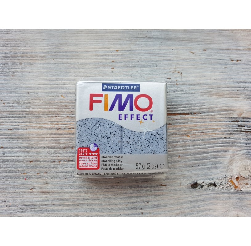 Polymer Modelling Clay Oven Bake 56g Staedtler Fimo Effect Granite 803 