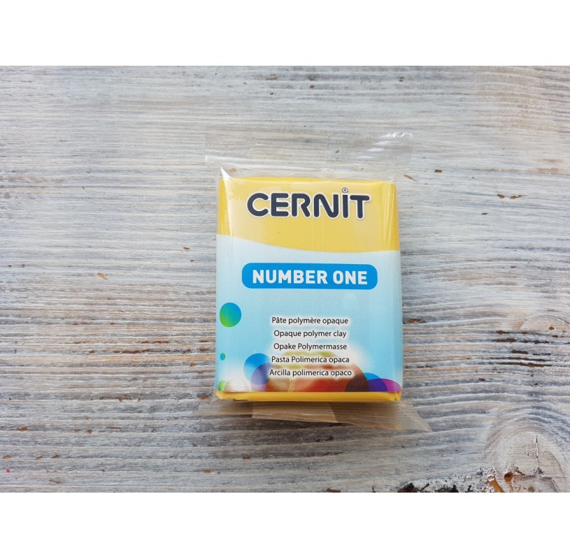 Cernit Number One oven-bake polymer clay, opaque white, Nr. 027, 56 gr