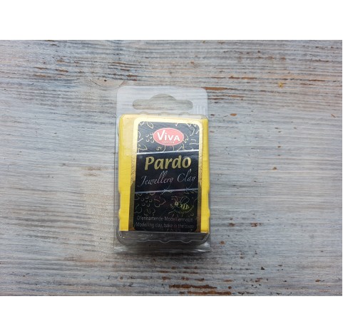 Pardo Jewelry and Art oven-bake polymer clay, lemon calcite, Nr. 203, 56 gr