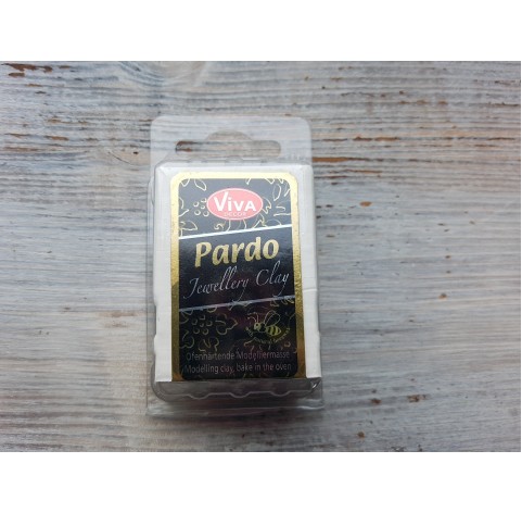 Pardo Jewelry and Art oven-bake polymer clay, white, Nr. 100, 56 gr